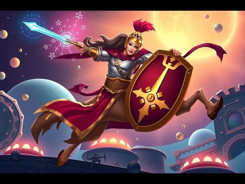 Cosmic Crusader Game Banner